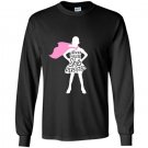Fearless nevertheless she persisted white cape Long Sleeve Gildan