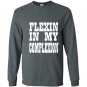 Flexin in my complexion by kheris rogers Long Sleeve Gildan