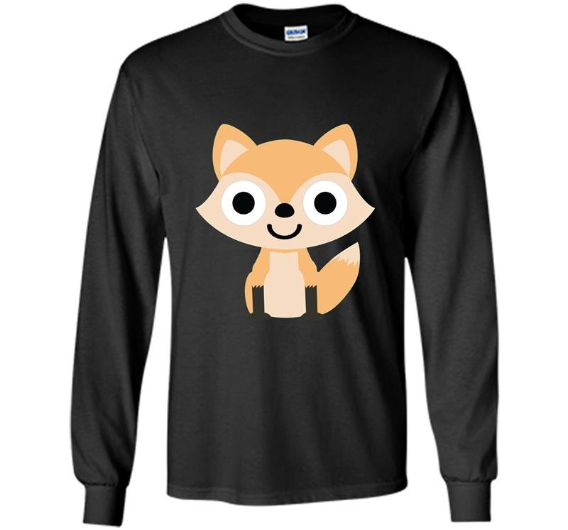 Fox shocked emoji tee Long Sleeve Gildan