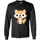 Fox shocked emoji tee Long Sleeve Gildan