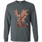 Funny dab dragon Long Sleeve Gildan
