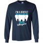Funny dentist gifts they call me the tooth whisperer Long Sleeve Gildan