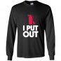 Funny firefighter firemen asphalt Long Sleeve Gildan