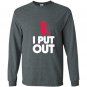 Funny firefighter firemen asphalt Long Sleeve Gildan