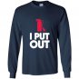 Funny firefighter firemen asphalt Long Sleeve Gildan
