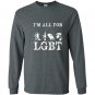 Funny liberty guns bibles trump lgbt Long Sleeve Gildan