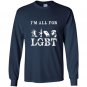 Funny liberty guns bibles trump lgbt Long Sleeve Gildan