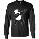 Funny panda dab dabbing panda Long Sleeve Gildan