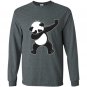 Funny panda dab dabbing panda Long Sleeve Gildan