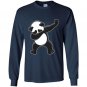 Funny panda dab dabbing panda Long Sleeve Gildan