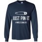 Funny wrestling just pin it wrestlinglife tee Long Sleeve Gildan