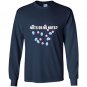 Gender reveal nuts or no nut funny baby shower gift Long Sleeve Gildan