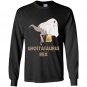 Ghostasaurus rex t-rex dinosaur ghost halloween Long Sleeve Gildan
