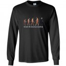 Go back we messed up trump evolution funny parody Long Sleeve Gildan