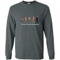 Go back we messed up trump evolution funny parody Long Sleeve Gildan