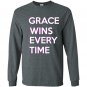 Grace wins every time Long Sleeve Gildan