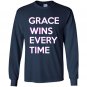 Grace wins every time Long Sleeve Gildan