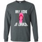 Hay viene la chancla funny hispanic humor pink Long Sleeve Gildan