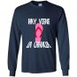 Hay viene la chancla funny hispanic humor pink Long Sleeve Gildan