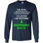 I am the storm neurofibromatosis warrior Long Sleeve Gildan