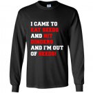 I came to eat seeds and hit dingers baseball gifts Long Sleeve Gildan