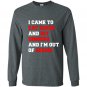 I came to eat seeds and hit dingers baseball gifts Long Sleeve Gildan