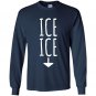 Ice twice pregnancy announcement funny Long Sleeve Gildan