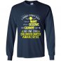 I fight everyday childhood cancer awareness Long Sleeve Gildan