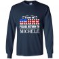 If lost or drunk please return to michele beer Long Sleeve Gildan
