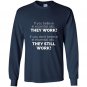 If you believe in essential oils they work essential oil tee Long Sleeve Gildan