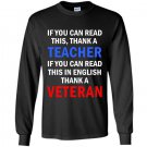 If you can read this in english thank a veteran Long Sleeve Gildan