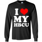 I heart love my hbcu pride education Long Sleeve Gildan