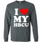 I heart love my hbcu pride education Long Sleeve Gildan