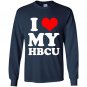 I heart love my hbcu pride education Long Sleeve Gildan