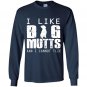 I love big mutts and i cannot lie dogs lover Long Sleeve Gildan