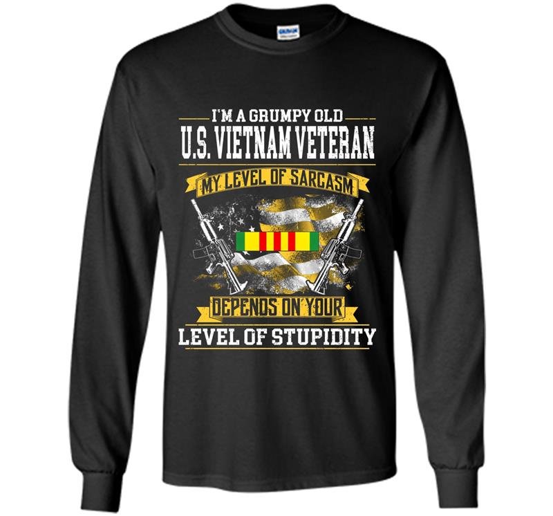 Im a grumpy old us vietnam veteran Long Sleeve Gildan