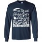 Im not just grandpas girl im veterans granddaughter Long Sleeve Gildan