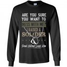 I raised a soldier proud national guard mom Long Sleeve Gildan