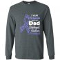 I wear periwinkle for my dad esophageal cancer awareness Long Sleeve Gildan