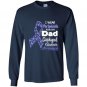 I wear periwinkle for my dad esophageal cancer awareness Long Sleeve Gildan