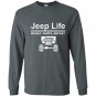 Jeep life money parts repeat Long Sleeve Gildan