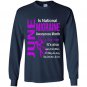 June is migraine awareness month Long Sleeve Gildan