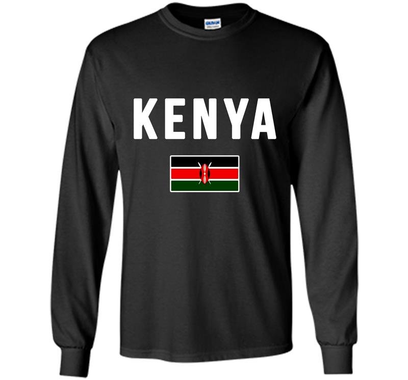 Kenya kenyan cranberry Long Sleeve Gildan