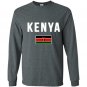 Kenya kenyan cranberry Long Sleeve Gildan