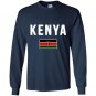 Kenya kenyan cranberry Long Sleeve Gildan