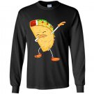 Kids dabbing taco mexican Long Sleeve Gildan