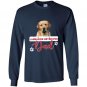 Labrador retriever dad fathers day Long Sleeve Gildan