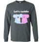 Lets cuddle cute koala Long Sleeve Gildan