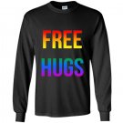 Lgbt gay pride free hugs rainbow Long Sleeve Gildan