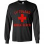 Lifeguard waikiki beach swimming pool honolulu hawaii Long Sleeve Gildan